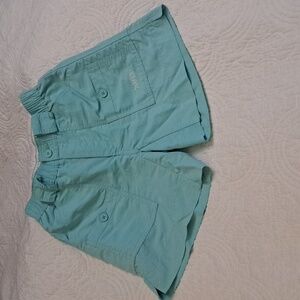 Aftco youth original fishing shorts, size 24, ocean blue